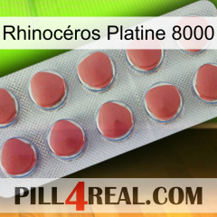 Rhinocéros Platine 8000 18